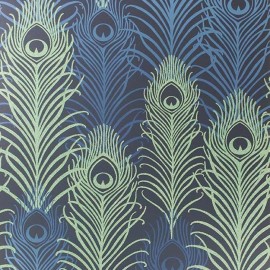 Papier peint Peacock de Matthew Williamson | Bleu Tortue