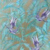 Papier peint Sunbird de Matthew Williamson | Bleu Tortue