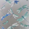 Papier peint Dragonfly Dance de Matthew Williamson | Bleu Tortue