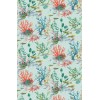 Papier peint marin Coralline de Osborne & Little | Bleu Tortue
