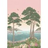 Papier peint panoramique Coastline de Osborne & Little | Bleu Tortue