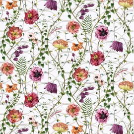 Tissu en coton Lamorran Trail - Osborne and Little | Bleu Tortue