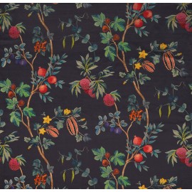 Tissu en velours Orchard Velvet - Osborne and Little | Bleu Tortue