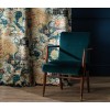 Tissu en velours Hartfield Velvet - Osborne and Little | Bleu Tortue