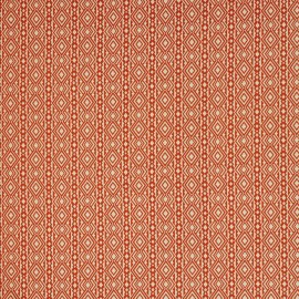 Tissu outdoor ethnique Kuba - Osborne and Little | Bleu Tortue