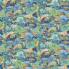 Tissu outdoor marin Maritima - Osborne and Little | Bleu Tortue