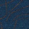 Tissu bouclette Scala pour siège et fauteuil par Elitis | Bleu Tortue