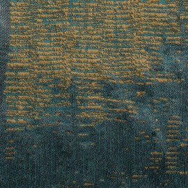Tissu Sera pour confection de rideau par Elitis | Bleu Tortue