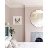  peinture Peignoir n°286 de Farrow and Ball : un rose gris romantique.