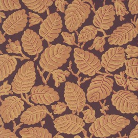 Papier peint végétal Beech Nut - Little Greene | Bleu Tortue