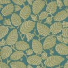 Papier peint végétal Beech Nut - Little Greene | Bleu Tortue