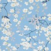 Papier peint Massingberd Blossom  - Little Greene | Bleu Tortue