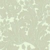 Papier peint damasé Tulip - Little Greene | Bleu Tortue