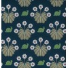 Papier peint floral Burges Snail - Little Greene | Bleu Tortue