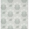 Papier peint floral Burges Snail - Little Greene | Bleu Tortue