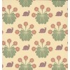 Papier peint floral Burges Snail - Little Greene | Bleu Tortue