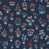 Papier peint floral Millefleur - Little Greene | Bleu Tortue