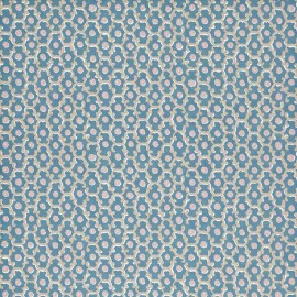 Papier peint Moy - Little Greene | Bleu Tortue