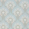 Papier peint anglais floral Hencroft - Little Greene | Bleu Tortue