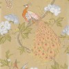 Papier peint anglais animal Pavona - Little Greene | Bleu Tortue