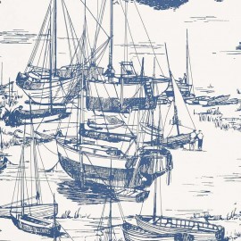 Papier peint Zingara - Little Greene: papier peint marin du 19e siècle