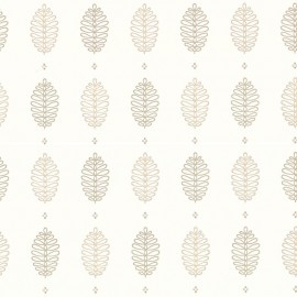 Papier peint Cones - Little Greene : papier peint rétro et végétal  