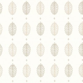 Papier peint Cones - Little Greene : papier peint rétro et végétal  