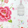 Pip Studio 5 30016 : Papier peint floral Eijffinger | Bleu Tortue