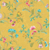 Pip Studio 5 30012 : Papier peint floral Eijffinger | Bleu Tortue