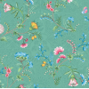 Pip Studio 5 30012 : Papier peint floral Eijffinger | Bleu Tortue