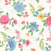 Pip Studio 5 30010 : Papier peint floral Eijffinger | Bleu Tortue