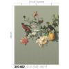 Museum 30736 : Papier peint panoramique floral Eijffinger |Bleu Tortue