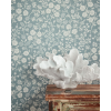Posy 31604 : Papier peint floral - Eijffinger | Bleu Tortue