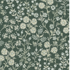 Posy 31604 : Papier peint floral - Eijffinger | Bleu Tortue