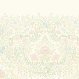 Posy 31608 : Papier peint panoramique floral - Eijffinger| Bleu Tortue