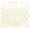 Posy 31608 : Papier peint panoramique floral - Eijffinger| Bleu Tortue