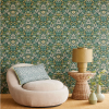 Posy 31600 : Papier peint floral - Eijffinger | Bleu Tortue