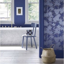 Papier peint Camellia - Little Greene : papier peint floral 