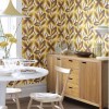 Papier peint Starflower - Little Greene : papier peint floral des 60's